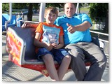 ... und sein Besitzer Karl Nickel mit Sohn
