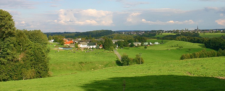 Blick auf Herkenrath und Neunkirchen